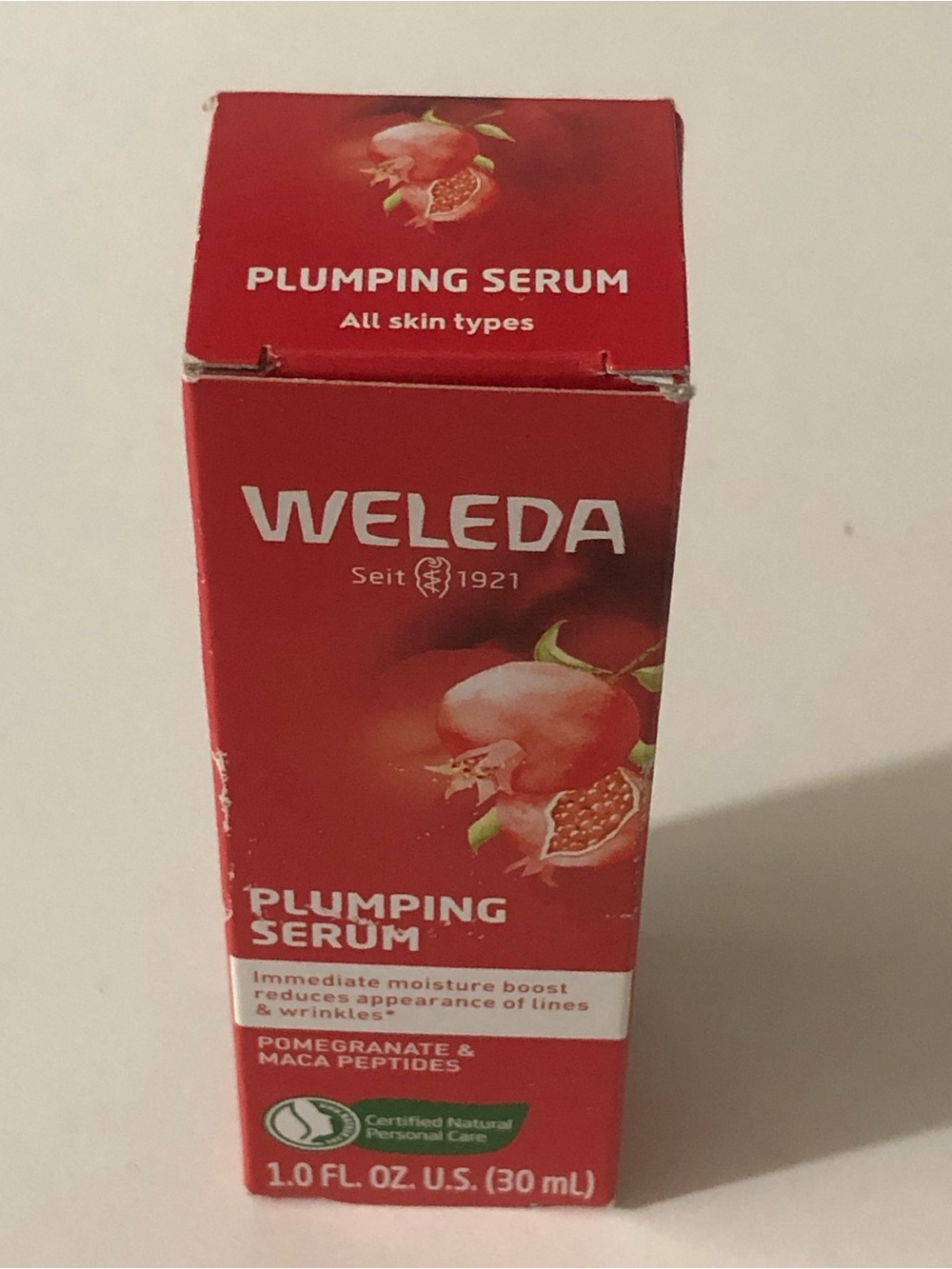 Weleda Plumping Serum w/Pomegrante & Macca Peptides — All Skin Types